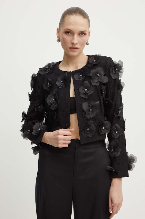 Custommade sacou Genieve culoarea negru, un singur rand de nasturi, 999334808