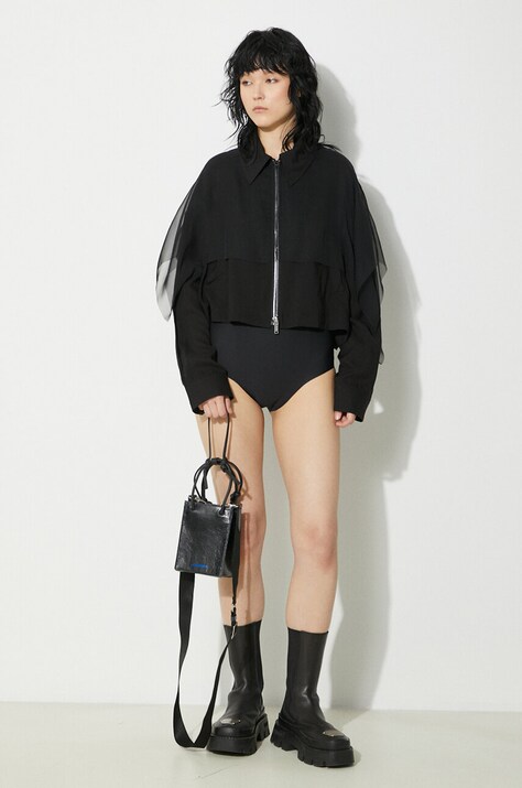 Undercover kurtka Blouson damska kolor czarny przejściowa oversize UC1D1206.2