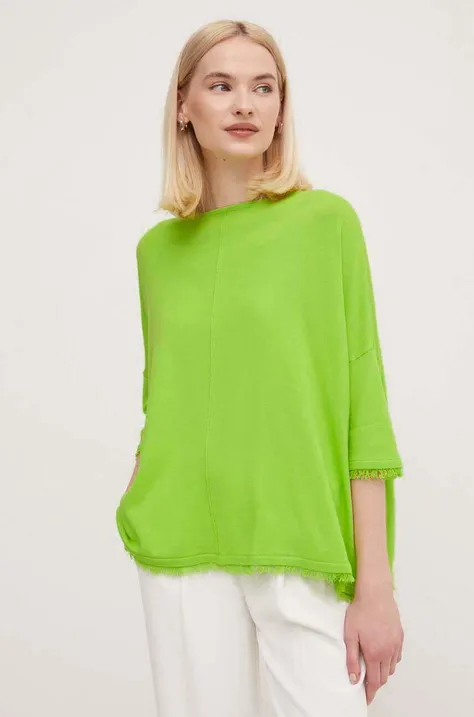 Joseph Ribkoff sweter damski kolor zielony lekki 241933