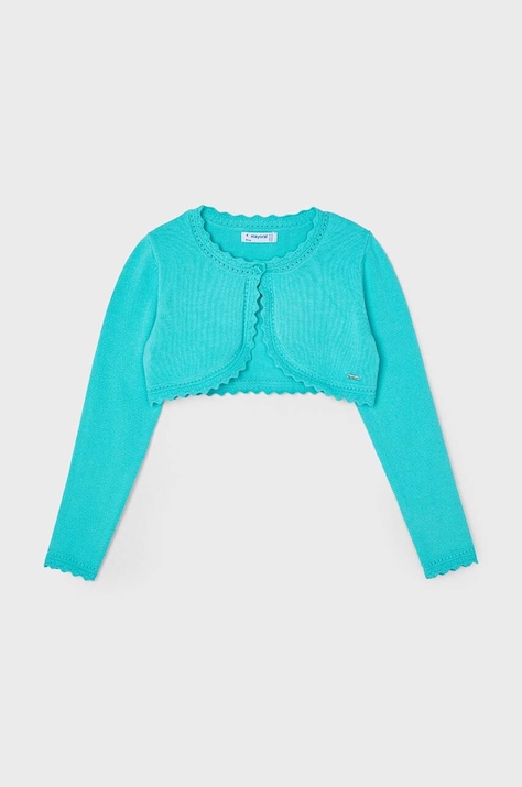Mayoral cardigan copii culoarea verde, light