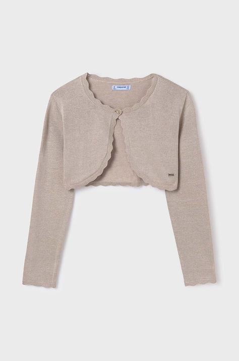 Detský sveter Mayoral béžová farba, tenký