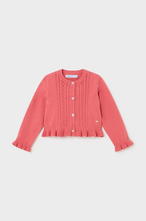 Mayoral cardigan bebe culoarea portocaliu, light