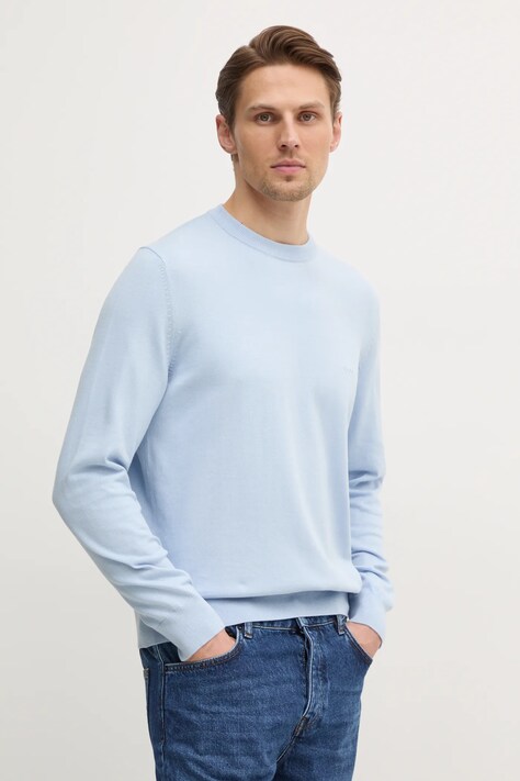 Хлопковый свитер BOSS лёгкий