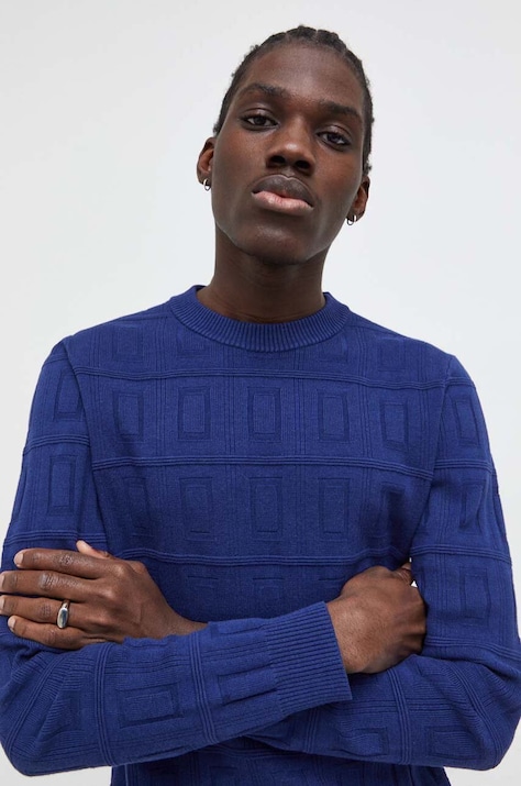 G-Star sweter męski kolor niebieski