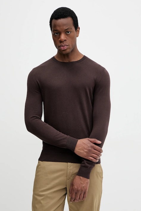 Sisley pulóver könnyű, férfi, szürke