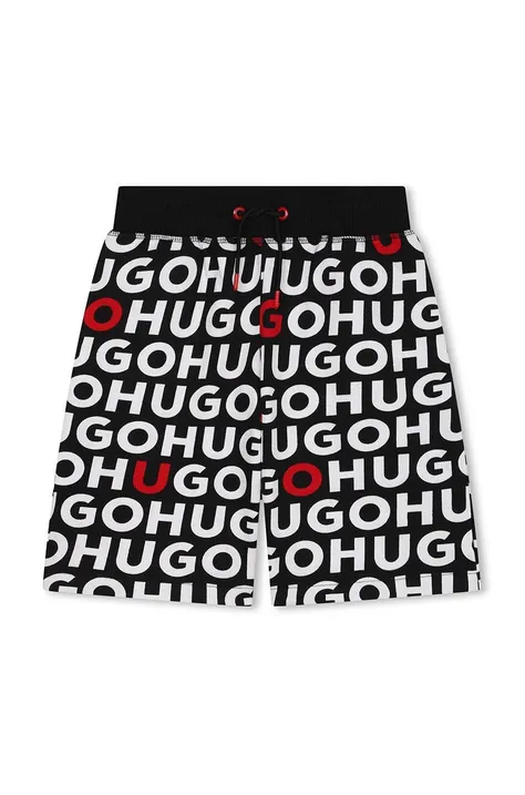 Детские шорты HUGO цвет чёрный