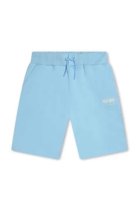 Kenzo Kids pantaloni scurți din bumbac pentru copii talie reglabila