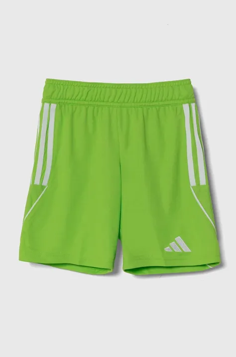 Otroške kratke hlače adidas Performance TIRO 23 SHO Y zelena barva