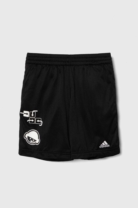 Дитячі шорти adidas колір чорний