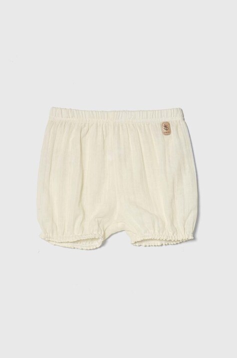 Jamiks pantaloni scurți din bumbac pentru copii culoarea bej