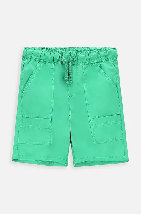 Dječje pamučne kratke hlače Coccodrillo boja: zelena