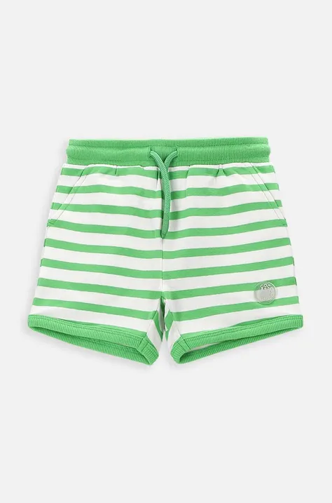 Kratke hlače za bebe Coccodrillo boja: zelena