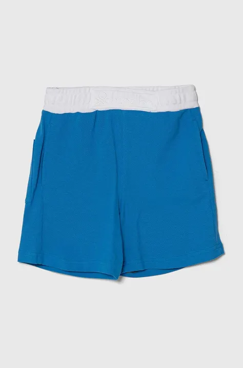 United Colors of Benetton pantaloni scurți din bumbac pentru copii talie reglabila