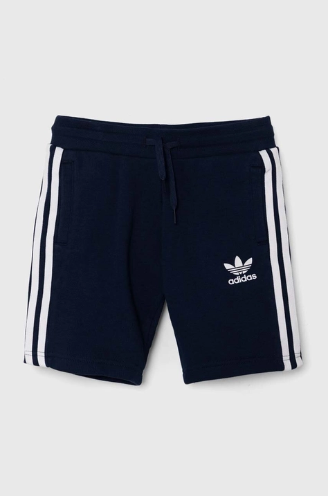 Kraťasy adidas Originals tmavomodrá barva, nastavitelný pas