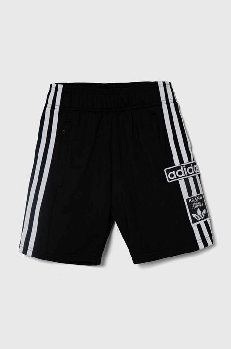 adidas Originals pantaloni scurti copii culoarea negru, talie reglabila