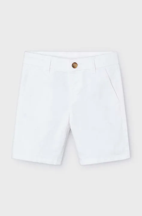 Dječje kratke hlače Mayoral boja: bijela