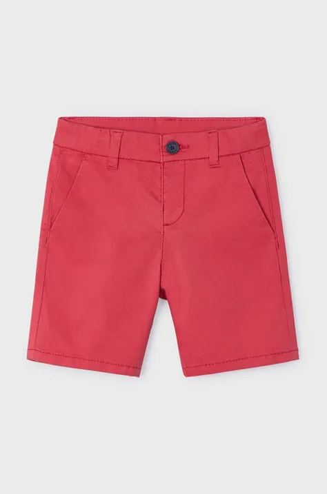 Detské krátke nohavice Mayoral červená farba