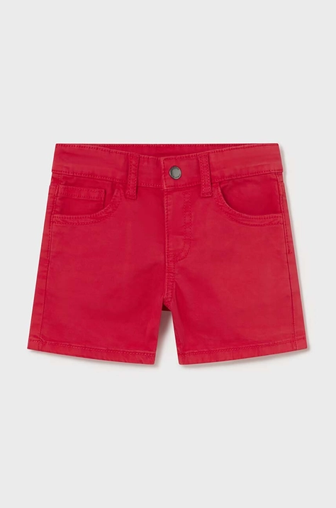 Mayoral pantaloni scurti bebe culoarea rosu