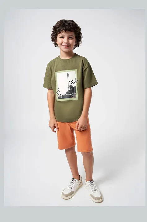 Dječje kratke hlače Mayoral boja: narančasta