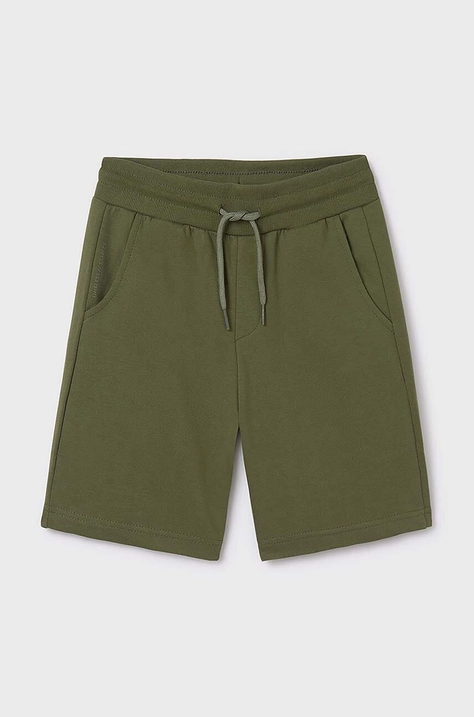 Mayoral pantaloni scurti copii culoarea verde