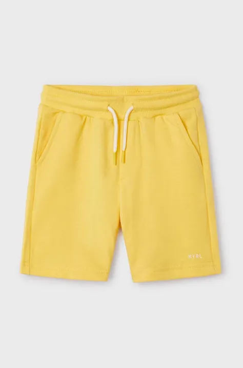 Otroške kratke hlače Mayoral rumena barva