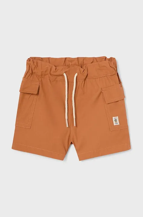 Mayoral pantaloni scurti bebe culoarea portocaliu