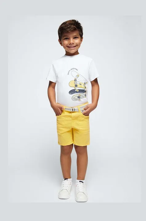 Детские шорты Mayoral цвет жёлтый