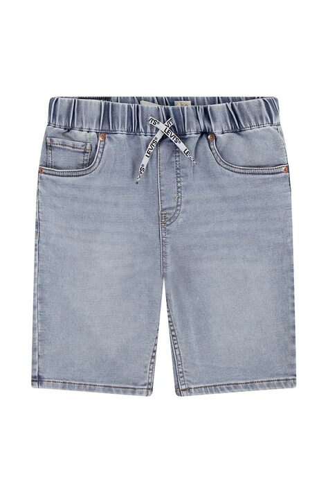Детски дънков къс панталон Levi's LVB SKINNY DOBBY SHORT в синьо