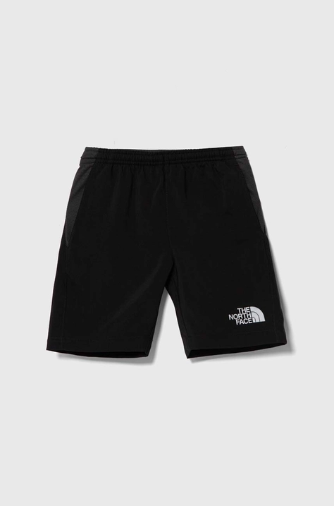 Dječje kratke hlače The North Face REACTOR SHORT boja: crna, podesivi struk