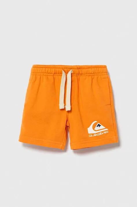 Otroške kratke hlače Quiksilver EASY DAY oranžna barva