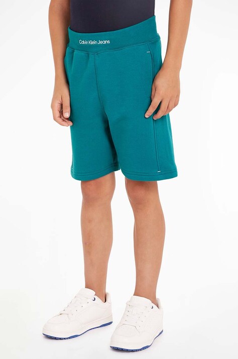 Calvin Klein Jeans shorts bambino/a colore verde
