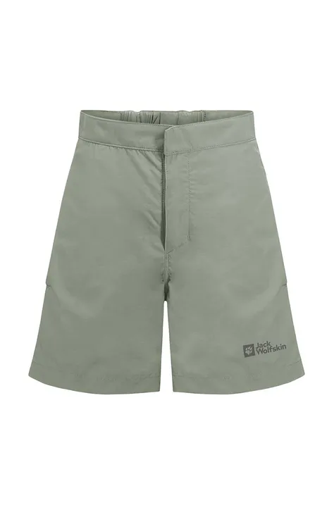 Jack Wolfskin shorts bambino/a SUN colore verde