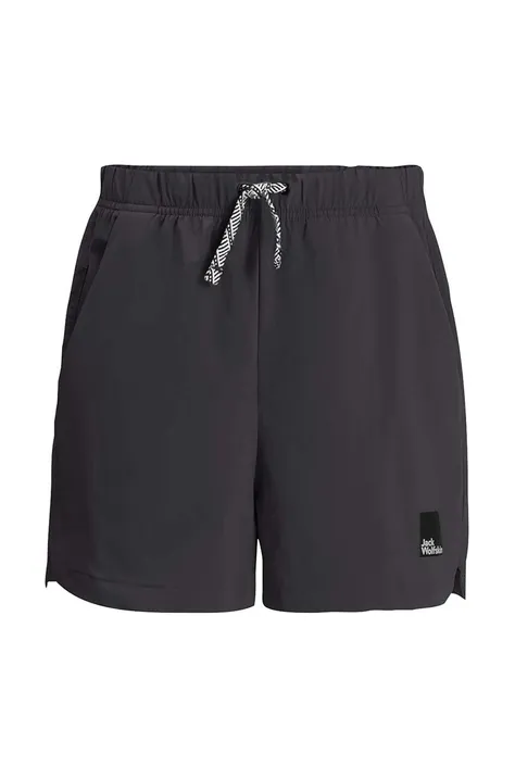 Jack Wolfskin shorts bambino/a TEEN SHORTS B colore nero