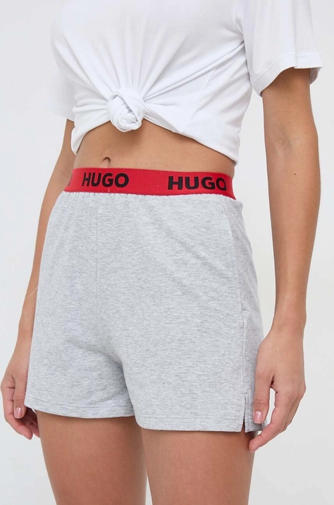 HUGO pantaloncini donna colore grigio