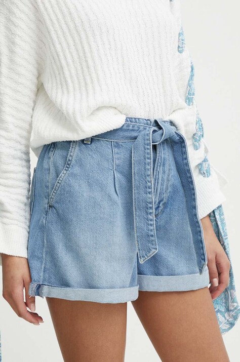 Jeans kratke hlače Pepe Jeans A-LINE SHORT UHW VINTAGE ženske, PL801119