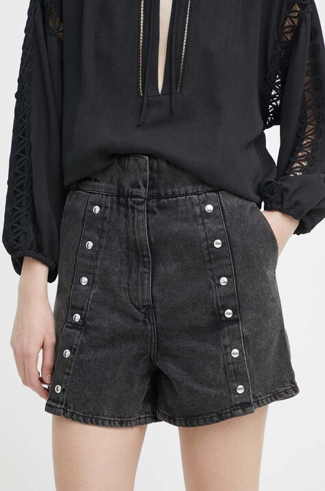 IRO pantaloncini di jeans donna colore grigio