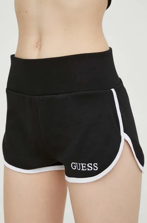 Guess pantaloni scurti de plaja culoarea negru