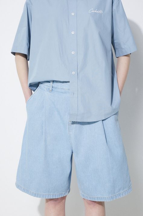 Τζιν σορτς Carhartt WIP Alta Short I033345.112