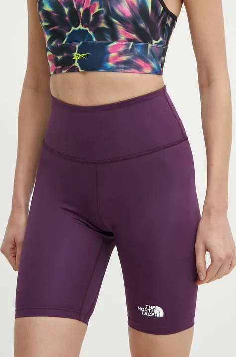 Športne kratke hlače The North Face ženske, vijolična barva, NF0A87JUV6V1