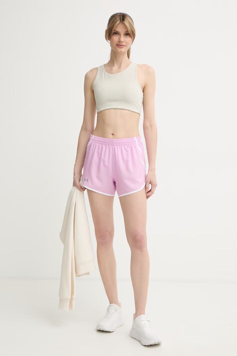 Under Armour спортивні шорти жіночі Fly By — SS24-SZD0NN, рожевий — фото 2