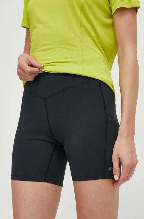 Спортен къс панталон Montane Ineo Lite в черно с изчистен дизайн с висока талия FINLS17