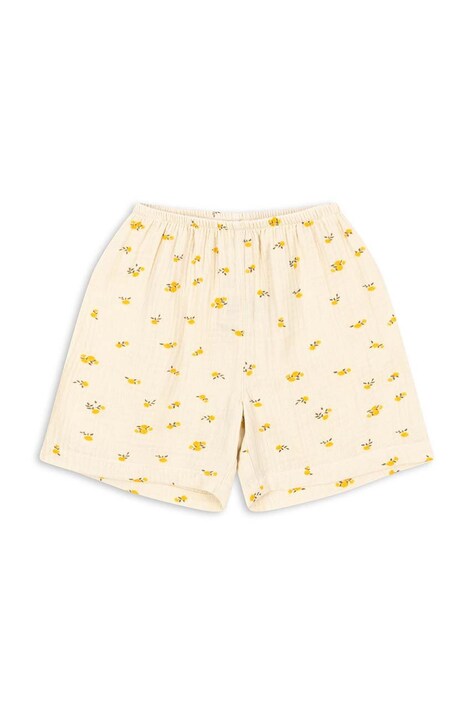 Konges Sløjd pantaloni scurți din bumbac pentru copii culoarea portocaliu, modelator
