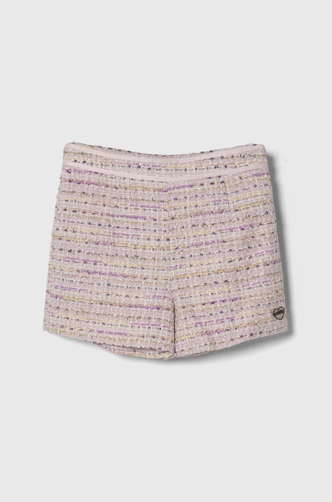 Guess shorts con aggiunta di cotone bambini colore rosa