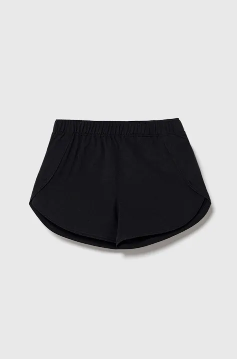 Detské krátke nohavice Columbia Columbia Hike Short čierna farba, jednofarebné