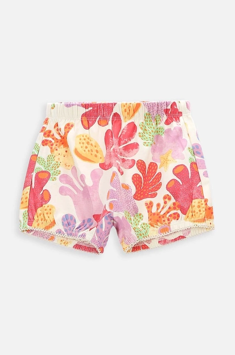 Coccodrillo pantaloni scurti bebe culoarea roz, modelator