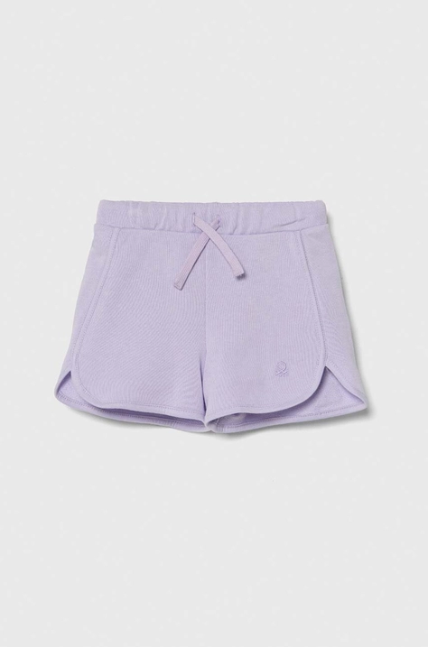 United Colors of Benetton shorts di lana bambino/a colore violetto