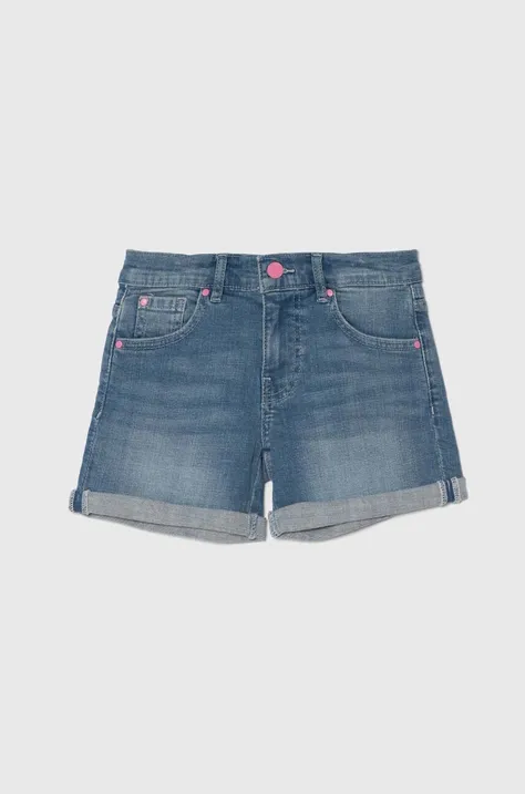 Детские джинсовые шорты Guess однотонные регулируемая талия