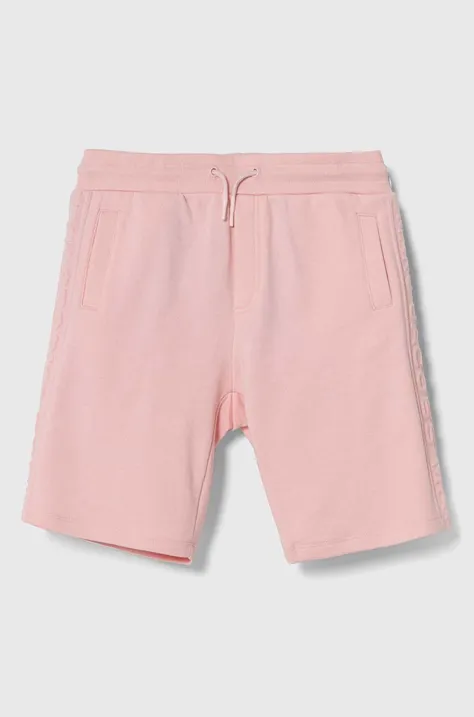 Dječje pamučne kratke hlače Marc Jacobs boja: ružičasta, bez uzorka