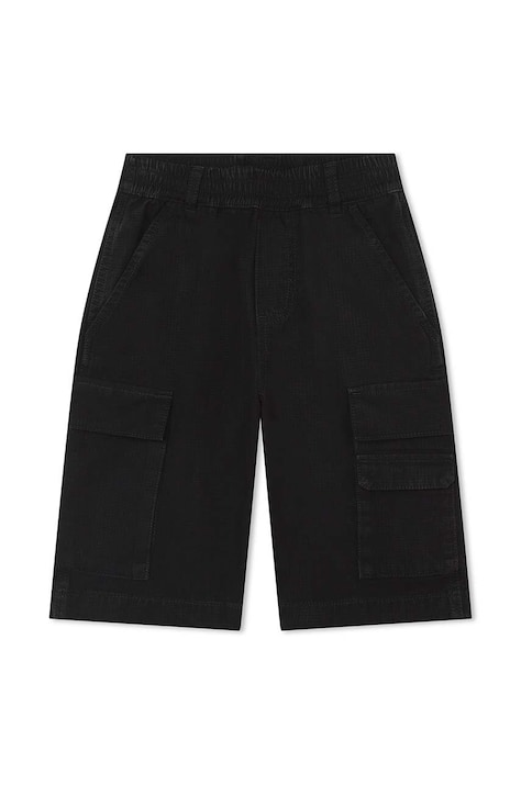Marc Jacobs pantaloni scurți din bumbac pentru copii culoarea negru, neted