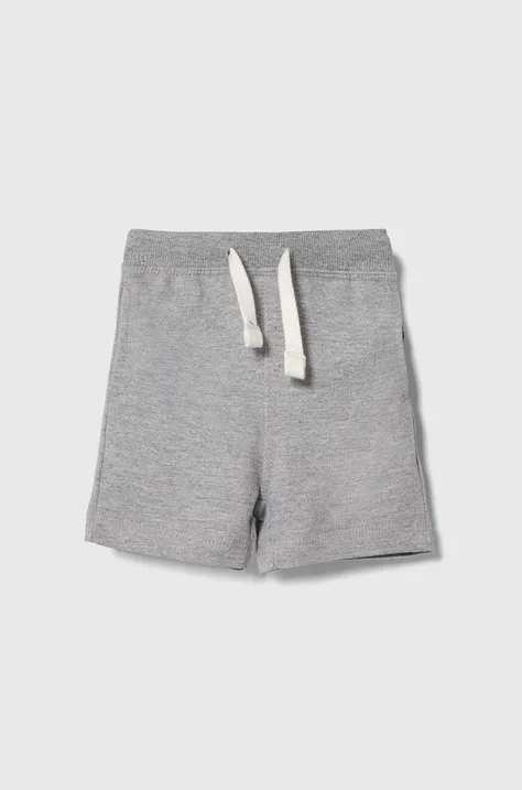 Kratke hlače za bebe zippy boja: siva, melanž, podesivi struk